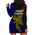 Papua New Guinea West New Britain Province Hoodie Dress PNG Birds Of Paradise Polynesian Arty Style LT03 - Polynesian Pride