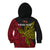 Personalised Papua New Guinea Sandaun Province Kid Hoodie PNG Birds Of Paradise Polynesian Arty Style LT03 - Polynesian Pride