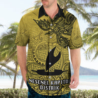Papua New Guinea National Capital District Hawaiian Shirt PNG Birds Of Paradise Polynesian Arty Style LT03 - Polynesian Pride
