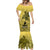 Personalised Papua New Guinea National Capital District Mermaid Dress PNG Birds Of Paradise Polynesian Arty Style LT03 - Polynesian Pride