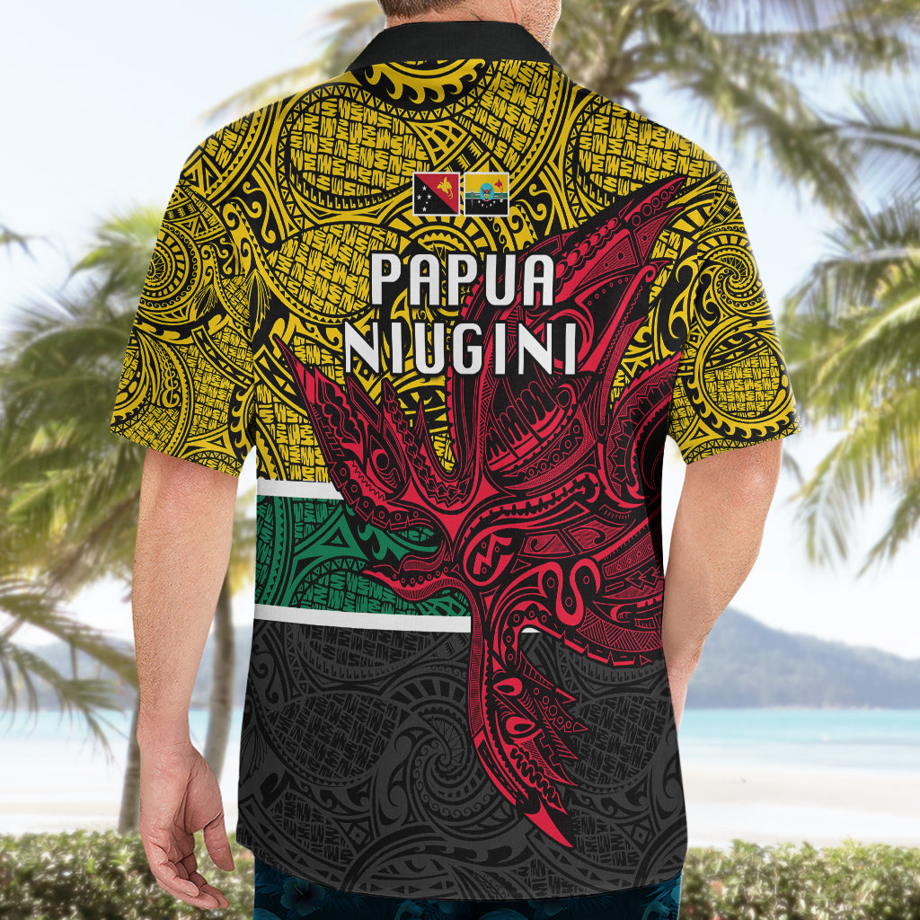 Papua New Guinea Hela Province Hawaiian Shirt PNG Birds Of Paradise Polynesian Arty Style LT03 - Polynesian Pride