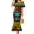 Papua New Guinea Hela Province Mermaid Dress PNG Birds Of Paradise Polynesian Arty Style LT03 Women Yellow - Polynesian Pride