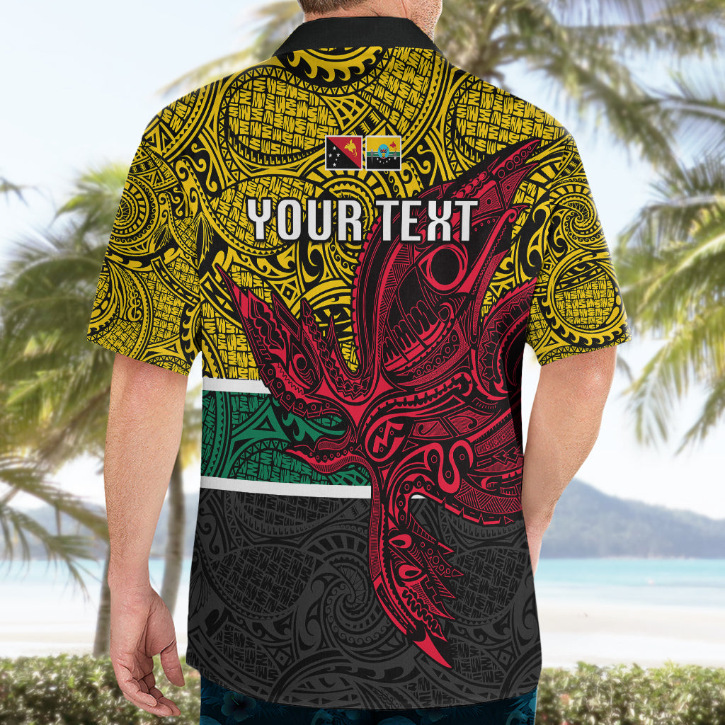 Personalised Papua New Guinea Hela Province Hawaiian Shirt PNG Birds Of Paradise Polynesian Arty Style LT03 - Polynesian Pride