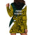 Papua New Guinea Jiwaka Province Hoodie Dress PNG Birds Of Paradise Polynesian Arty Style LT03 - Polynesian Pride