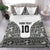 Custom Fiji Pacific Rugby 2024 Bedding Set Tapa Tribal and Fijian Masi Pattern