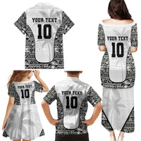 Custom Fiji Pacific Rugby 2024 Family Matching Puletasi and Hawaiian Shirt Tapa Tribal and Fijian Masi Pattern LT03 - Polynesian Pride