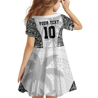 Custom Fiji Pacific Rugby 2024 Family Matching Tank Maxi Dress and Hawaiian Shirt Tapa Tribal and Fijian Masi Pattern