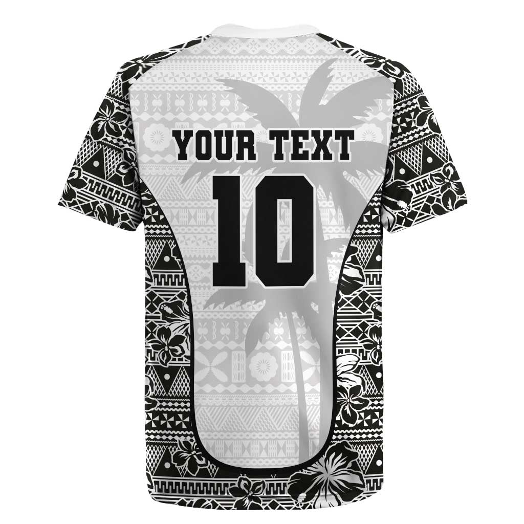 Custom Fiji Pacific Rugby 2024 Rugby Jersey Tapa Tribal and Fijian Masi Pattern