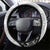 Fiji Pacific Rugby 2024 Steering Wheel Cover Tapa Tribal and Fijian Masi Pattern