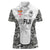 Custom Fiji Pacific Rugby 2024 Women Polo Shirt Tapa Tribal and Fijian Masi Pattern