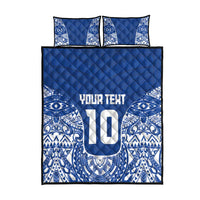 Custom Samoa Pacific Rugby 2024 Quilt Bed Set Polynesian Pacific Tribal Pattern