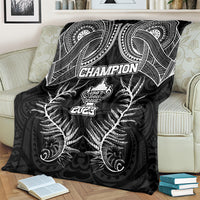 New Zealand Rugby Blanket Aotearoa Champion Cup History with Silver Fern LT03 - Polynesian Pride