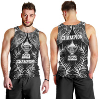 New Zealand Rugby Men Tank Top Aotearoa Champion Cup History with Silver Fern LT03 - Polynesian Pride