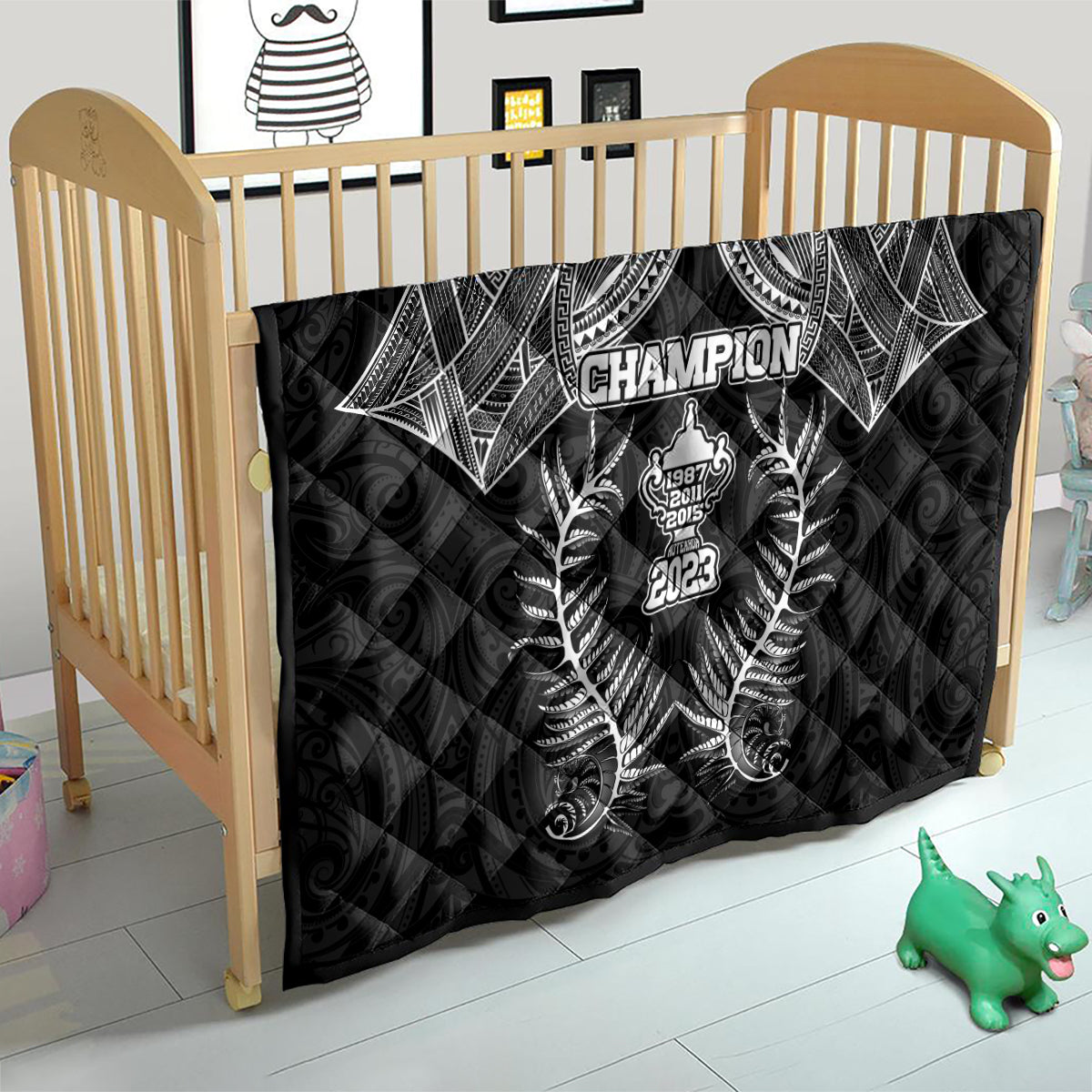 New Zealand Rugby Quilt Aotearoa Champion Cup History with Silver Fern LT03 - Polynesian Pride