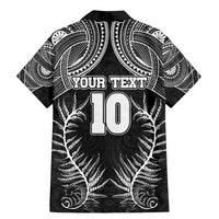 Custom New Zealand Rugby Family Matching Mermaid Dress and Hawaiian Shirt Aotearoa Champion Cup History with Silver Fern LT03 - Polynesian Pride