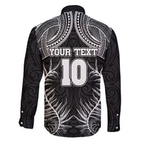 Custom New Zealand Rugby Family Matching Short Sleeve Bodycon Dress and Hawaiian Shirt Aotearoa Champion Cup History with Silver Fern LT03 - Polynesian Pride