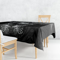 Custom New Zealand Rugby Tablecloth Aotearoa Champion Cup History with Silver Fern LT03 - Polynesian Pride