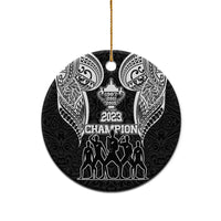 New Zealand Rugby Ceramic Ornament Aotearoa Champion Cup History with Haka Dance LT03 - Polynesian Pride
