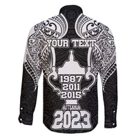 Personalised New Zealand Rugby Family Matching Summer Maxi Dress and Hawaiian Shirt Aotearoa Champion Cup History with Haka Dance LT03 - Polynesian Pride