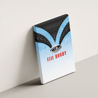 Fijian Rugby Canvas Wall Art Tapa Pattern Retro Sporty Style LT03 - Polynesian Pride