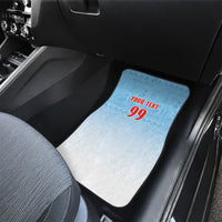 Custom Fijian Rugby Car Mats Tapa Pattern Retro Sporty Style LT03 - Polynesian Pride