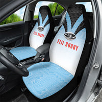 Fijian Rugby Car Seat Cover Tapa Pattern Retro Sporty Style LT03 - Polynesian Pride