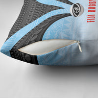 Fijian Rugby Pillow Cover Tapa Pattern Retro Sporty Style LT03 - Polynesian Pride