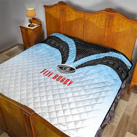 Fijian Rugby Quilt Tapa Pattern Retro Sporty Style LT03 - Polynesian Pride