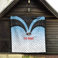 Fijian Rugby Quilt Tapa Pattern Retro Sporty Style LT03 - Polynesian Pride