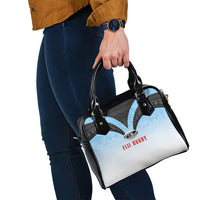 Fijian Rugby Shoulder Handbag Tapa Pattern Retro Sporty Style LT03 - Polynesian Pride