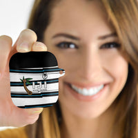 Fijian Rugby Sevens AirPods Case Masi Tapa Pattern Stripes Sporty Style LT03 - Polynesian Pride