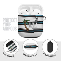 Fijian Rugby Sevens AirPods Case Masi Tapa Pattern Stripes Sporty Style LT03 - Polynesian Pride