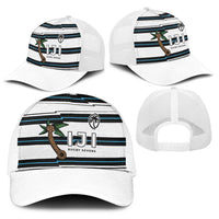 Fijian Rugby Sevens Baseball Net Cap Masi Tapa Pattern Stripes Sporty Style LT03 - Polynesian Pride