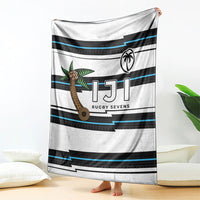 Fijian Rugby Sevens Blanket Masi Tapa Pattern Stripes Sporty Style LT03 - Polynesian Pride