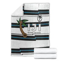 Fijian Rugby Sevens Blanket Masi Tapa Pattern Stripes Sporty Style LT03 - Polynesian Pride