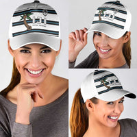 Fijian Rugby Sevens Classic Cap Masi Tapa Pattern Stripes Sporty Style LT03 - Polynesian Pride