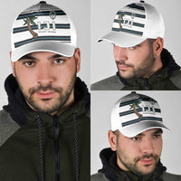 Fijian Rugby Sevens Classic Cap Masi Tapa Pattern Stripes Sporty Style LT03 - Polynesian Pride