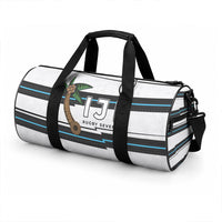 Fijian Rugby Sevens Duffle Bag Masi Tapa Pattern Stripes Sporty Style LT03 - Polynesian Pride