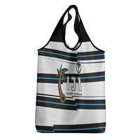 Fijian Rugby Sevens Grocery Bag Masi Tapa Pattern Stripes Sporty Style LT03 - Polynesian Pride