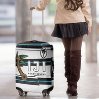 Fijian Rugby Sevens Luggage Cover Masi Tapa Pattern Stripes Sporty Style LT03 - Polynesian Pride