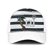 Fijian Rugby Sevens Mesh Trucker Cap Masi Tapa Pattern Stripes Sporty Style LT03 One Size White White - Polynesian Pride
