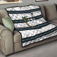 Fijian Rugby Sevens Quilt Masi Tapa Pattern Stripes Sporty Style LT03 - Polynesian Pride