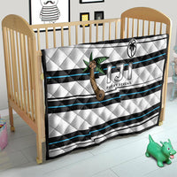 Fijian Rugby Sevens Quilt Masi Tapa Pattern Stripes Sporty Style LT03 - Polynesian Pride
