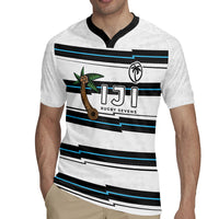 Custom Fijian Rugby Sevens Rugby Jersey Masi Tapa Pattern Stripes Sporty Style LT03 - Polynesian Pride