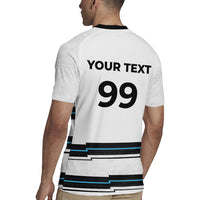 Custom Fijian Rugby Sevens Rugby Jersey Masi Tapa Pattern Stripes Sporty Style LT03 - Polynesian Pride