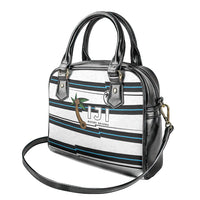 Fijian Rugby Sevens Shoulder Handbag Masi Tapa Pattern Stripes Sporty Style LT03 - Polynesian Pride
