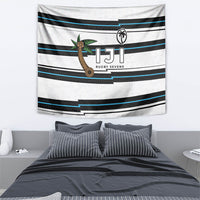 Fijian Rugby Sevens Tapestry Masi Tapa Pattern Stripes Sporty Style LT03 - Polynesian Pride