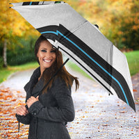 Fijian Rugby Sevens Umbrella Masi Tapa Pattern Stripes Sporty Style LT03 - Polynesian Pride