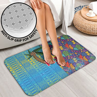 Fijian Coral Reef Bathroom Set with Traditional Tapa Pattern Split Style LT03 - Polynesian Pride