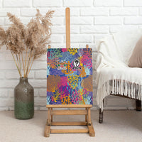 Fijian Rugby Canvas Wall Art Colorful Coral Reef Pre Match Design LT03 - Polynesian Pride